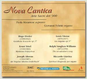 retro copertina CD Nova Cantica